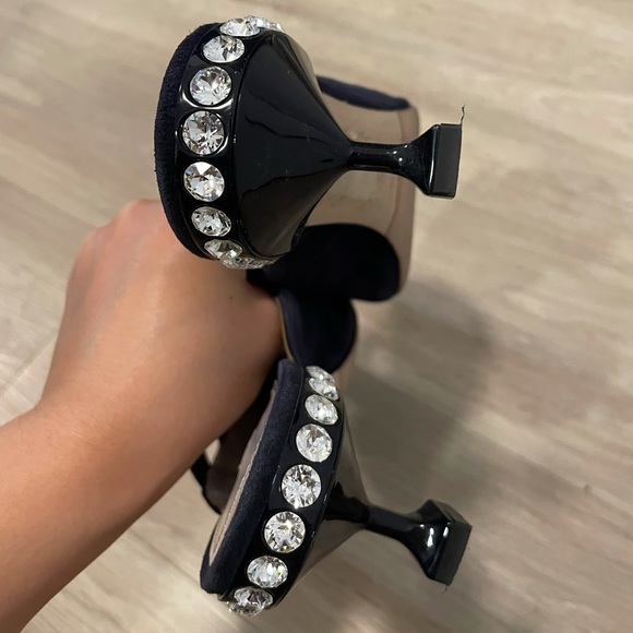 ❌SOLD❌Authentic Used Miu Miu Heels. Size 36.5 - Picture 4 of 5